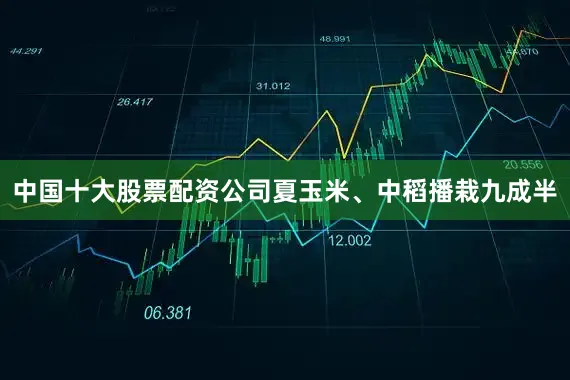 中国十大股票配资公司夏玉米、中稻播栽九成半