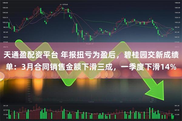 天通盈配资平台 年报扭亏为盈后，碧桂园交新成绩单：3月合同销售金额下滑三成，一季度下滑14%